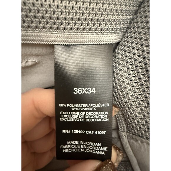 NEW NWT Greg Norman Ultimate 5 Pocket Men's 36 X 30 Stretch Golf Pants Gray - Picture 4 of 5